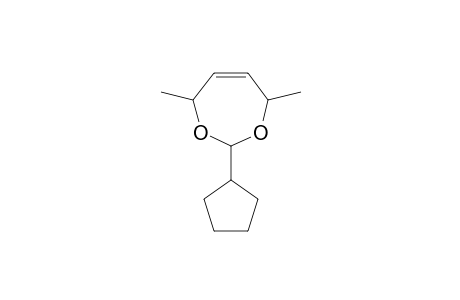 1,3-Dioxepin, 2-cyclopentyl-4,7-dihydro-4,7-dimethyl-