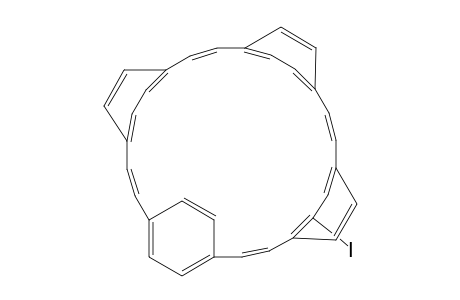 Pentacyclo[20.2.2.2(4,7).2(10,13).2(16,19)]dotriaconta-2,4,6,8,10,12,14,16,18,20,22,24,25,27,29,31-hexadecaene, 5-iodo-, (all-Z)-