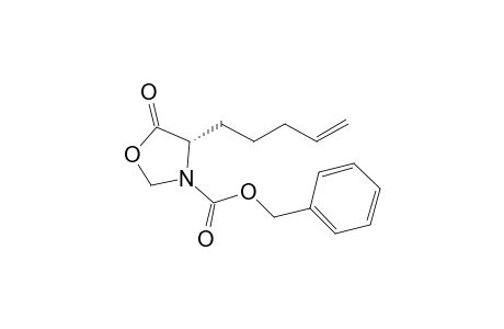 (4S)-5-keto-4-pent-4-enyl-oxazolidine-3-carboxylic acid benzyl ester