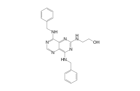 2-[[4,8-bis[(phenylmethyl)amino]-2-pyrimido[5,4-d]pyrimidinyl]amino]ethanol