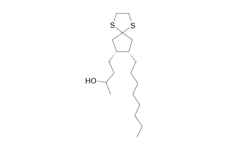 (3R, 4S)-3-[(3.xi.)-3'-Hydroxybutyl]-4-octylcyclopentanone-Ethylene Dithioacetal
