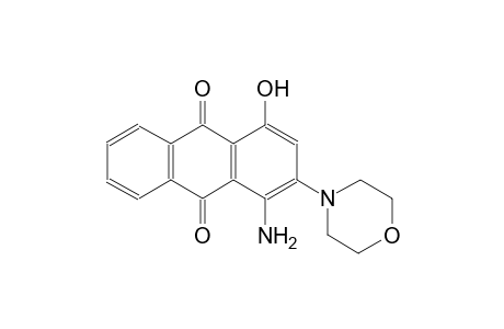 1-amino-4-hydroxy-2-(4-morpholinyl)anthra-9,10-quinone