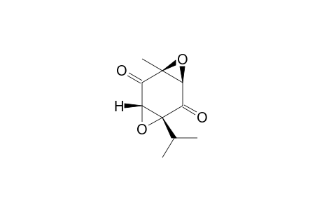 TRANS-DIEPOXYTHYMOQUINONE;TRANS-2,3:5,6-DIEPOXY-2-METHYL-5-(1-METHYLETHYL)-CYCLOHEXANE-1,4-DIONE;[1-ALPHA,3-BETA,5-BETA,7-ALPHA]-1-METHYL-5-
