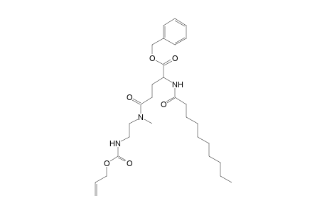 4-[(2-Allyloxycarbonylamino-ethyl)-methyl-carbamoyl]-2-decanoylamino-butyric acid benzyl ester