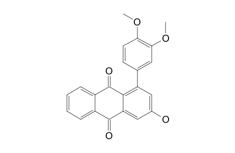 3-HYDROXY-1-(3,4-DIMETHOXYPHENYL)-9,10-ANTHRAQUINONE
