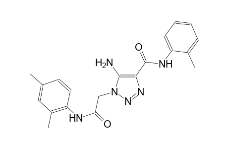 5-amino-1-[2-(2,4-dimethylanilino)-2-oxoethyl]-N-(2-methylphenyl)-1H-1,2,3-triazole-4-carboxamide