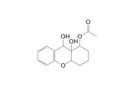1-O-Acetyl-1,9,9a-trihydroxy-2,3,4,4a,9,9a-hexahydroxanthene