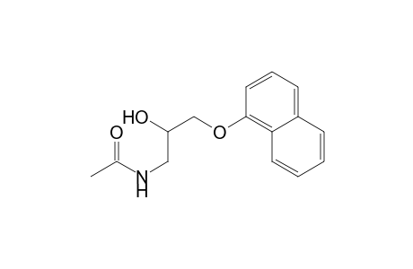N-Acetyl-1-(amino)-3-(1-naphthyloxy)-2-propanol