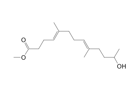 4,8-Tridecadienoic acid, 12-hydroxy-5,9-dimethyl-, methyl ester, (E,E)-(.+-.)-