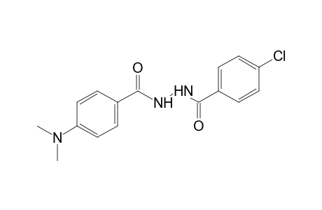 1-(p-chlorobenzoyl)-2-[p-(dimethylamino)benzoyl]hydrazine