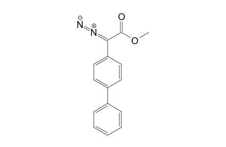 Methyl p-phenylphenyldiazoacetate