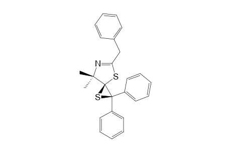 5-BENZYL-7,7-DIMETHYL-2,2-DIPHENYL-1,4-DITHIA-6-AZASPIRO-[2.4]-HEPT-5-ENE