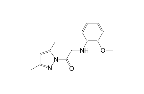 N-[2-(3,5-dimethyl-1H-pyrazol-1-yl)-2-oxoethyl]-2-methoxyaniline