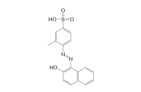 Benzenesulfonic acid, 4-[(2-hydroxy-1-naphthalenyl)azo]-3-methyl-