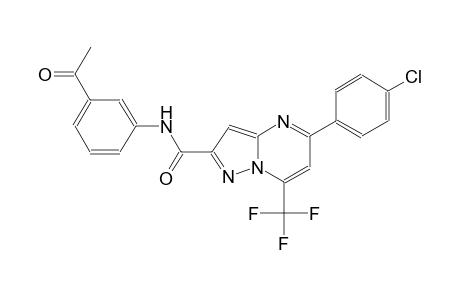 pyrazolo[1,5-a]pyrimidine-2-carboxamide, N-(3-acetylphenyl)-5-(4-chlorophenyl)-7-(trifluoromethyl)-