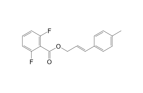(E)-3-(p-tolyl)allyl 2,6-difluorobenzoate