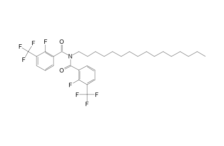 Benzamide, 3-trifluoromethyl-2-fluoro-N-(3-trifluoromethyl-2-fluorobenzoyl)-N-hexadecyl-