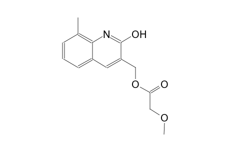 (2-hydroxy-8-methyl-3-quinolinyl)methyl methoxyacetate