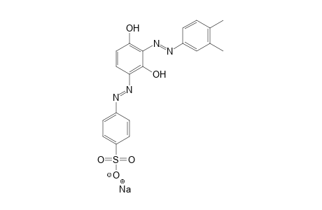 Sulfanilic acid(1)->resorcin<-(2)xylidine/Na salt