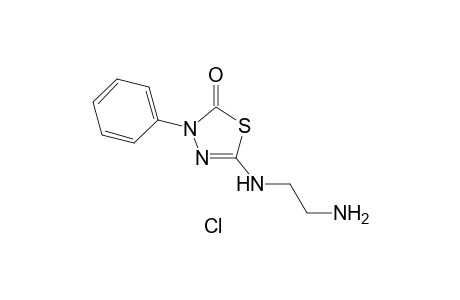 2-(beta-aminoethyl)amino-4-phenyl-1,3,4-thiadiazolin-5-one hydrochloride