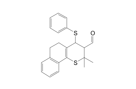 3-Formyl-3,4,5,6-tetrahydro-2,2-dimethyl-4-phenylthio-2H-naphtho[1,2-b]thiopyran