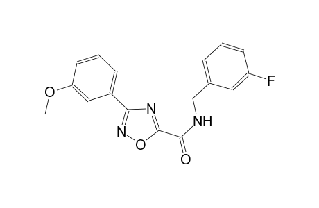 1,2,4-Oxadiazole-5-carboxamide, N-[(3-fluorophenyl)methyl]-3-(3-methoxyphenyl)-