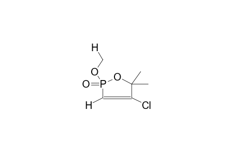 2-OXO-2-METHOXY-4-CHLORO-5,5-DIMETHYL-1,2-OXAPHOSPHOL-3-ENE