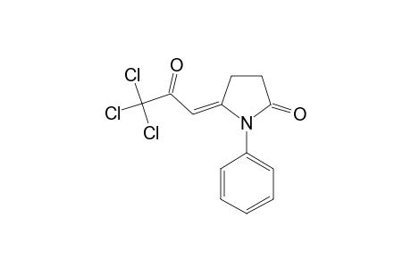 1-PHENYL-5-(3,3,3-TRICHLORO-2-OXO-PROPYLIDENE)-PYRROLIDIN-2-ONE