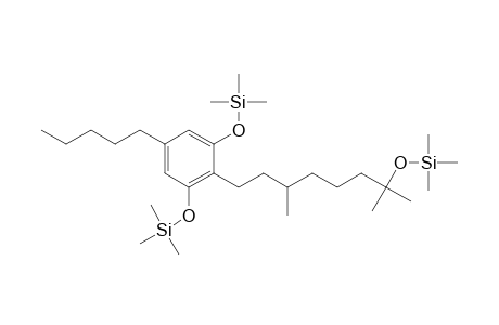 2-[7'-(trimethylsilyloxy)-3',7'-dimethyloctyl]-1,3-bis(trimethylsilyloxy)-5-pentylbenzene