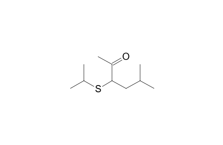 5-methyl-3-i-propylthio-2-hexanone