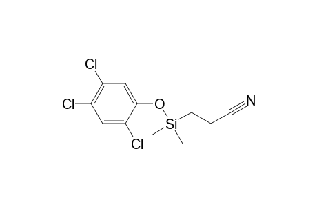 2,4,5-trichlorophenol cyanoethyldimethylsilyl ether