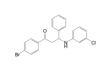 2-(4-Bromobenzoyl)-1-phenyl-N-(3-chlorophenyl)ethanamine