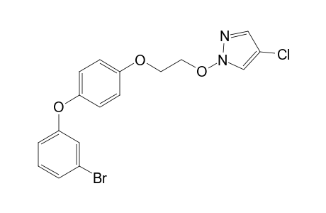 1H-Pyrazole, 1-[2-[4-(3-bromophenoxy)phenoxy]ethoxy]-4-chloro-