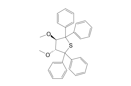(3R,4R)-2,2,5,5-Tetraphenyl-3,4-dimethoxy-2,3,4,5-tetrahydrothiophene