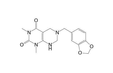 6-(1,3-Benzodioxol-5-ylmethyl)-1,3-dimethyl-5,6,7,8-tetrahydropyrimido[4,5-d]pyrimidine-2,4(1H,3H)-dione