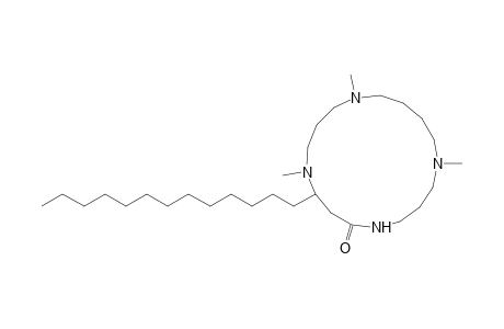 1,9,13-trimethyl-8-tridecyl-1,5,9,13-tetrazacycloheptadecan-6-one