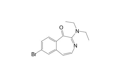7-Bromo-2-diethylamino-1-oxo-1H-3-benzazepine