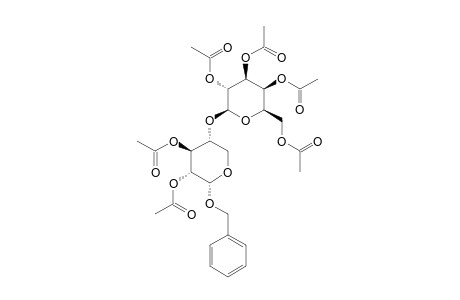 BENZYL-2,3,4,6-TETRA-O-ACETYL-BETA-D-GALACTOPYRANOSYL-(1->4)-2,3-DI-O-ACETYL-ALPHA-D-XYLOPYRANOSIDE
