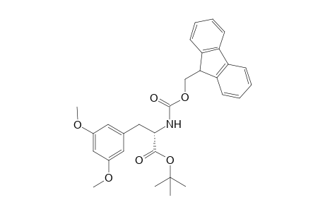 (2S)-3-(3,5-dimethoxyphenyl)-2-(9H-fluoren-9-ylmethoxycarbonylamino)propionic acid tert-butyl ester