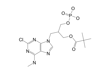 2,2-DIMETHYL-PROPIONIC-ACID-3-(2-CHLORO-6-METHYLAMINO-PURIN-9-YL)-2-PHOSPHONOOXY-METHYL-PROPYLESTER