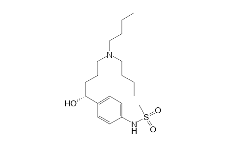 (R)-N-[4-[4-(Dibutylamino)-1-hydroxybutyl]phenyl]methanesulfonamide (E)-2-butenedioate