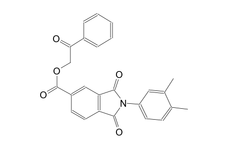 1H-isoindole-5-carboxylic acid, 2-(3,4-dimethylphenyl)-2,3-dihydro-1,3-dioxo-, 2-oxo-2-phenylethyl ester