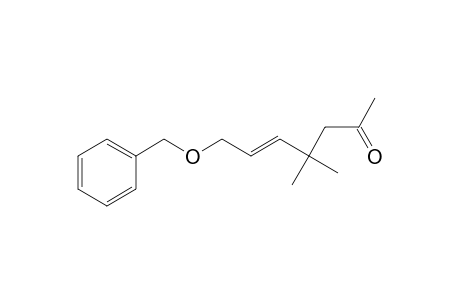 (E)-4,4-dimethyl-7-phenylmethoxy-hept-5-en-2-one