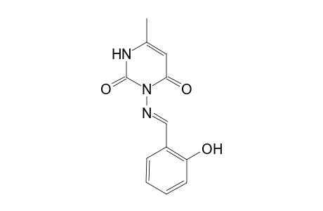 Pyrimidine-2,4(1H,3H)-dione, 3-(2-hydroxybenzylidenamino)-6-methyl-