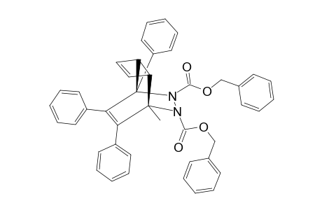 DIBENZYL-1-METHYL-6,9,10-TRIPHENYL-CIS-TRANSOID-1,2-CIS-2-7,8-DIAZA-TRICYCLO-[4.2.2.0(2,5)]-DECA-3,9-DIENE-7,8-DICARBOXYLATE