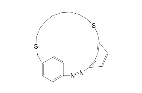 9,18-Dithia-2,3-diazatricyclo[18.2.2.24,7]hexacosa-2,4,6,20,22,23,25-heptaene, (E)-