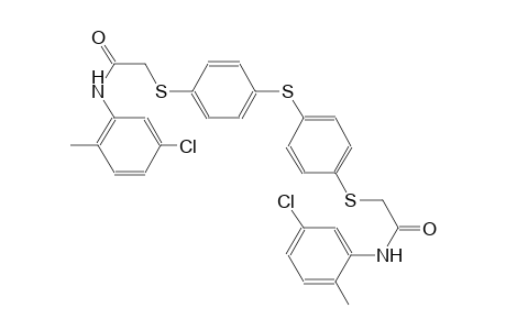 2-({4-[(4-{[2-(5-chloro-2-methylanilino)-2-oxoethyl]sulfanyl}phenyl)sulfanyl]phenyl}sulfanyl)-N-(5-chloro-2-methylphenyl)acetamide