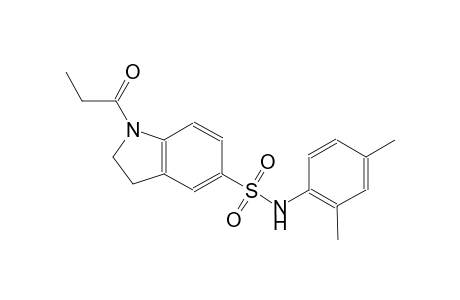 N-(2,4-dimethylphenyl)-1-propionyl-5-indolinesulfonamide