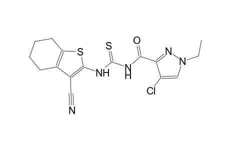N-[(4-chloro-1-ethyl-1H-pyrazol-3-yl)carbonyl]-N'-(3-cyano-4,5,6,7-tetrahydro-1-benzothien-2-yl)thiourea