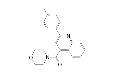 2-(4-methylphenyl)-4-(4-morpholinylcarbonyl)quinoline